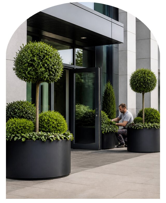 Озеленение входной группы в Кстове по цене от 13137 р. | Метпроект-Ксв